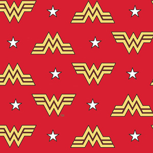 Wonder Woman Logo Stars Flannel
