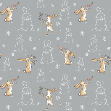 Guess How Much I Love You 2026 Bunnies Gray Flannel