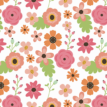 Spring Flowers Fantastic Flannel