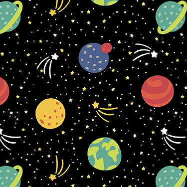Fantastic Planets and Stars Flannel