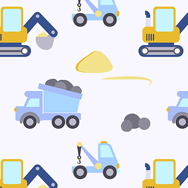 Baby Construction Fantastic Flannel