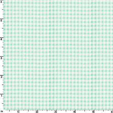 Gingham Check Mint EESCO Flannel