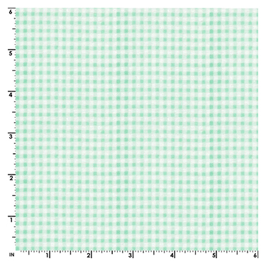 Gingham Check Mint EESCO Flannel