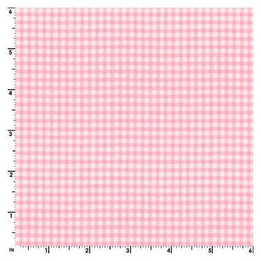 Gingham Check Pink EESCO Flannel