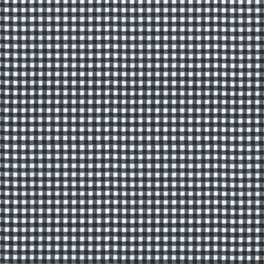 Gingham Check Black EESCO Flannel