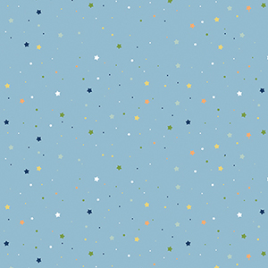 Stars Blue Flannel F10621