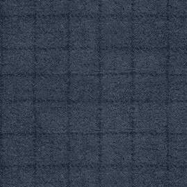 Woolen Flannel Plaid Navy F10640