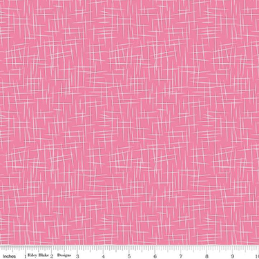 Riley Blake Hashtag Hot Pink Flannel F115