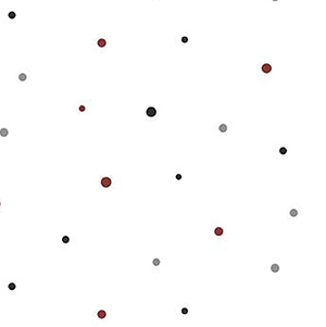 FQ Single - Hello Winter Dots Multi Flannel F11944