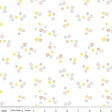 Ditsy Floral Cloud Flannel F12005
