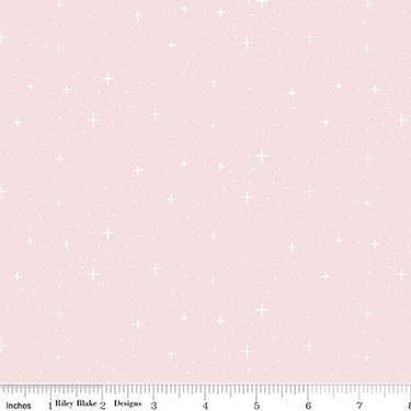 FQ Single - Stars Pink Flannel F12012