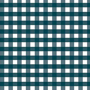 Gingham Check Navy Flannel F12584