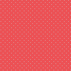 Dots Red Flannel F16028