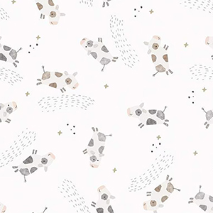 Till the Cows Come Home Cows Cloud Flannel F16111