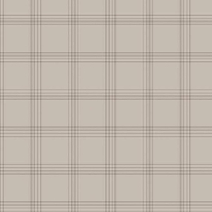 Till the Cows Come Home Plaid Taupe Flannel F16112