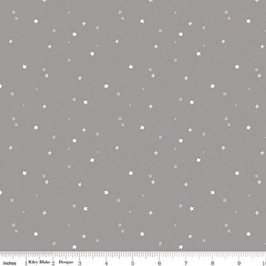 Till the Cows Come Home Stars Steel Flannel F16114