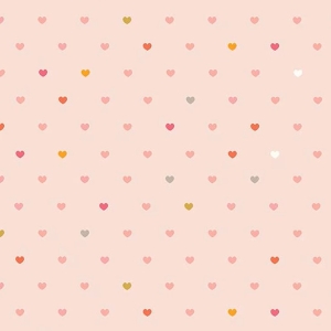 Meadow Serendipity Hearts Blush Flannel F17513