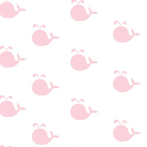 Whale Pink Flannel - 11" Remnant