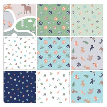 FQ Bundle - Cozy Forest Flannel by Benartex