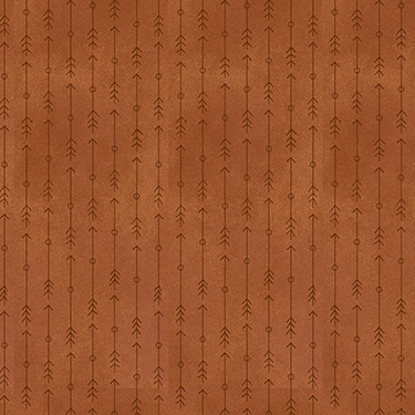 The Mountains are Calling Arrow Stripe Brown Flannel