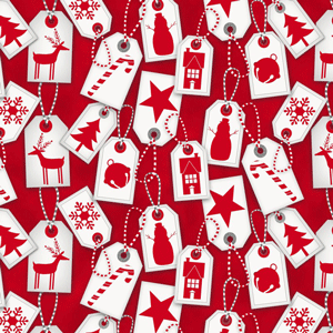 Frosty Friends Gift Tags Red Flannel F6980-88