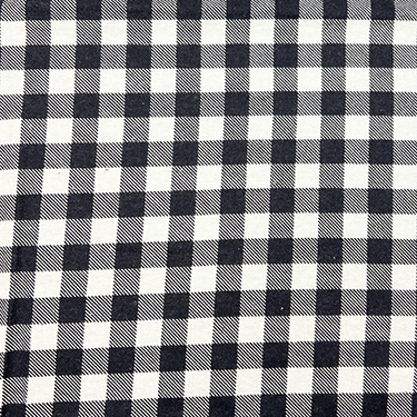 Comfy Buffalo Check Black White Flannel