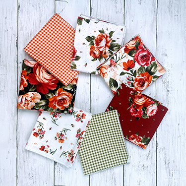 FQ Bundle - Harvest Rose Flannel 7 FQ Set