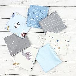 FQ Bundle - Riley Blake Safari Stargazing Boy Flannel Coordinates