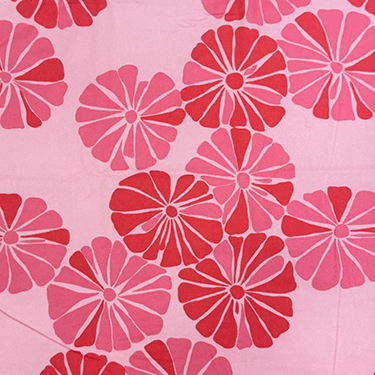 Flora Pink Flowers - 14" Remnant