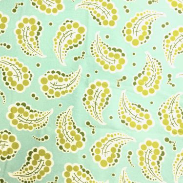 Heather Bailey Fresh Cut Paisley Flannel - 13" Remnant