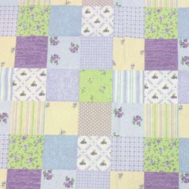 Lavender Patchwork Flannel