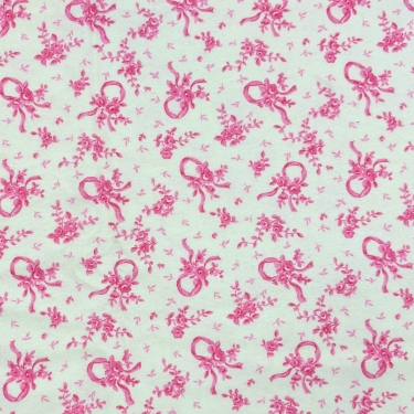 Pink Ribbon Bouquets Flannel
