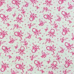 Pink Ribbon Bouquets Flannel