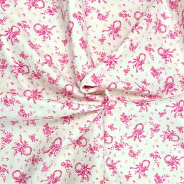 Pink Ribbon Bouquets Flannel