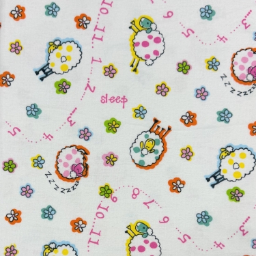 Counting Sheep 123 Flannel