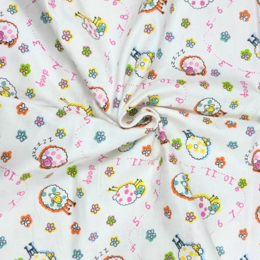 Counting Sheep 123 Flannel