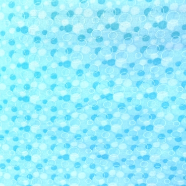 Comfy Bubbles Turquoise Flannel
