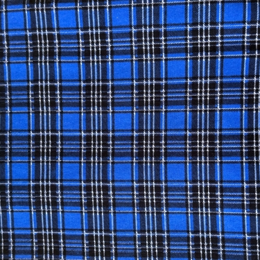 Comfy Plaid Black Blue Flannel