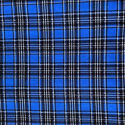 Comfy Plaid Black Blue Flannel