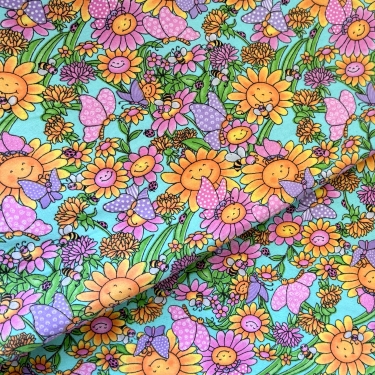 Comfy Happy Sunflowers Flannel