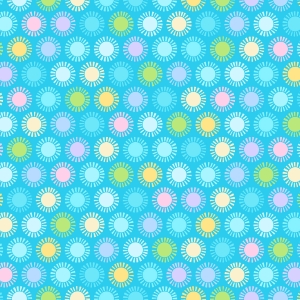 Playtime Flannel Sunburst Aqua MASF10455-Q