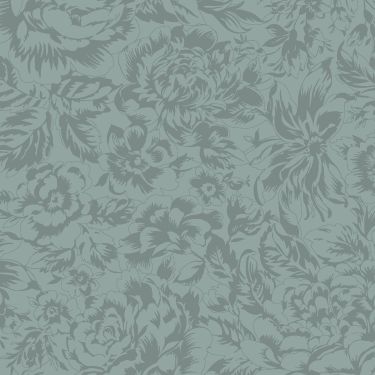 La Fleur Tonal Floral Blue Flannel