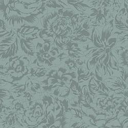 La Fleur Tonal Floral Blue Flannel
