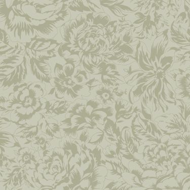 La Fleur Tonal Floral Green Flannel
