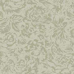 La Fleur Tonal Floral Green Flannel