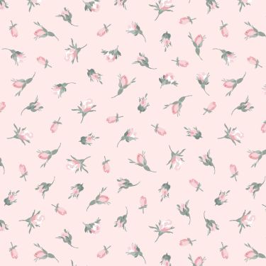 La Fleur Buds Pink Flannel
