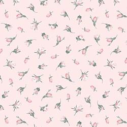 La Fleur Buds Pink Flannel