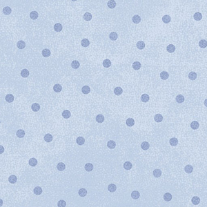 FQ Single - Little Lambies Woolies Dots Blue Flannel MASF18506-B2