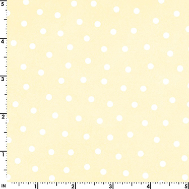 Little Lambies Woolies Dots Yellow Flannel MASF18506-SW
