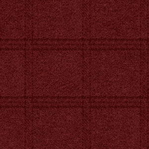 Woolies Tartan Grid Red Flannel - 11" Remnant